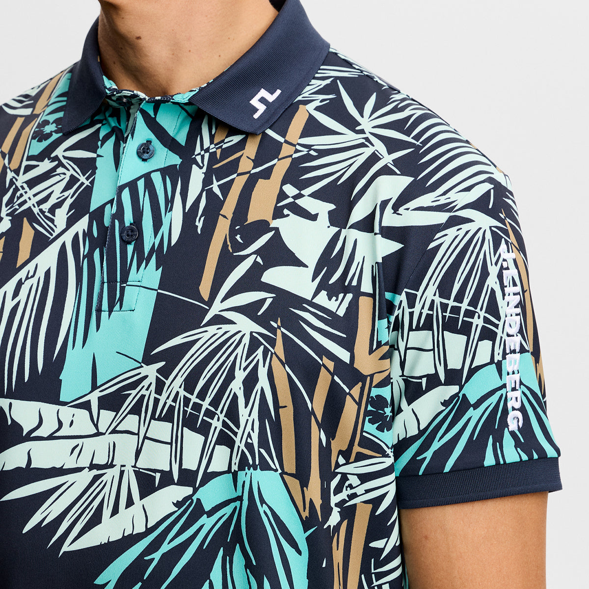 J.Lindeberg Tour Tech Print polo