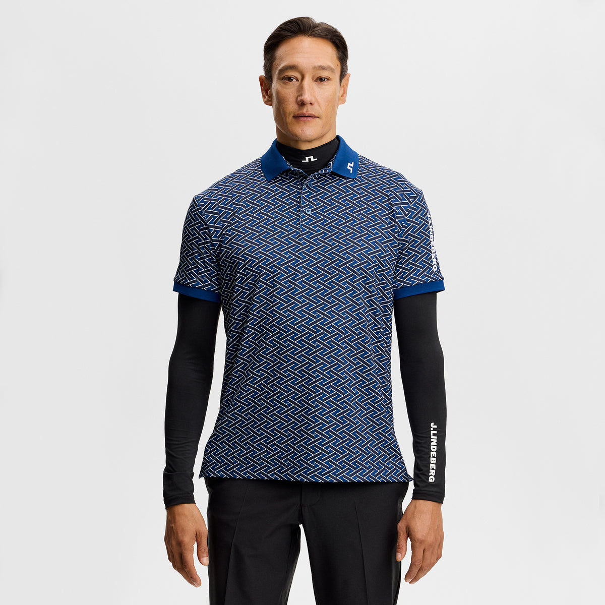 J.Lindeberg Tour Tech Print polo