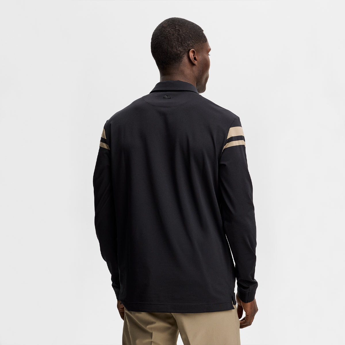 J.Lindeberg Kenny LS Stripe polo