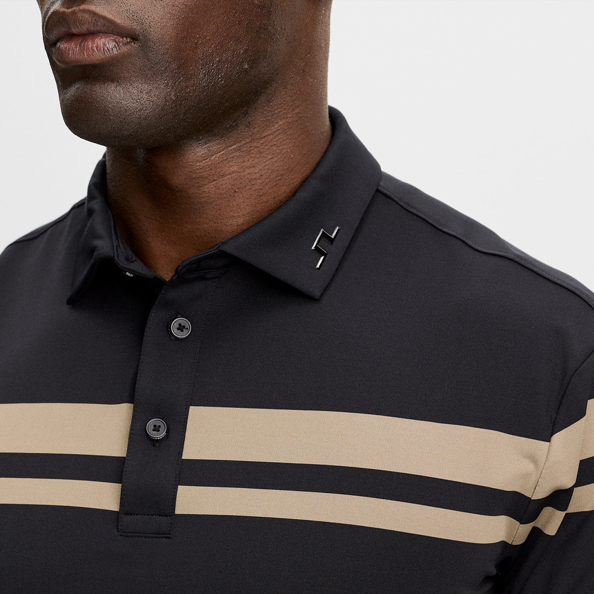 J.Lindeberg Kenny LS Stripe polo