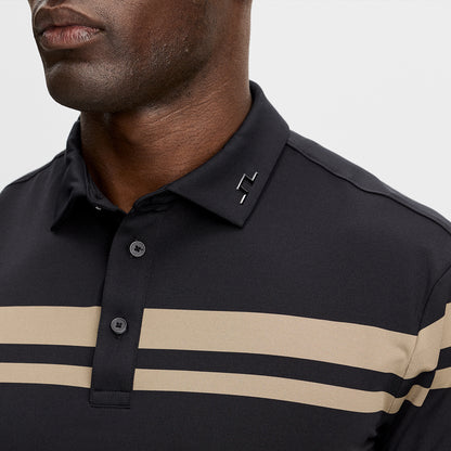 J.Lindeberg Kenny LS Stripe polo