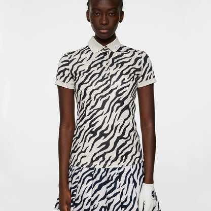 J. Lindeberg Tour Tech Print polo - Dame