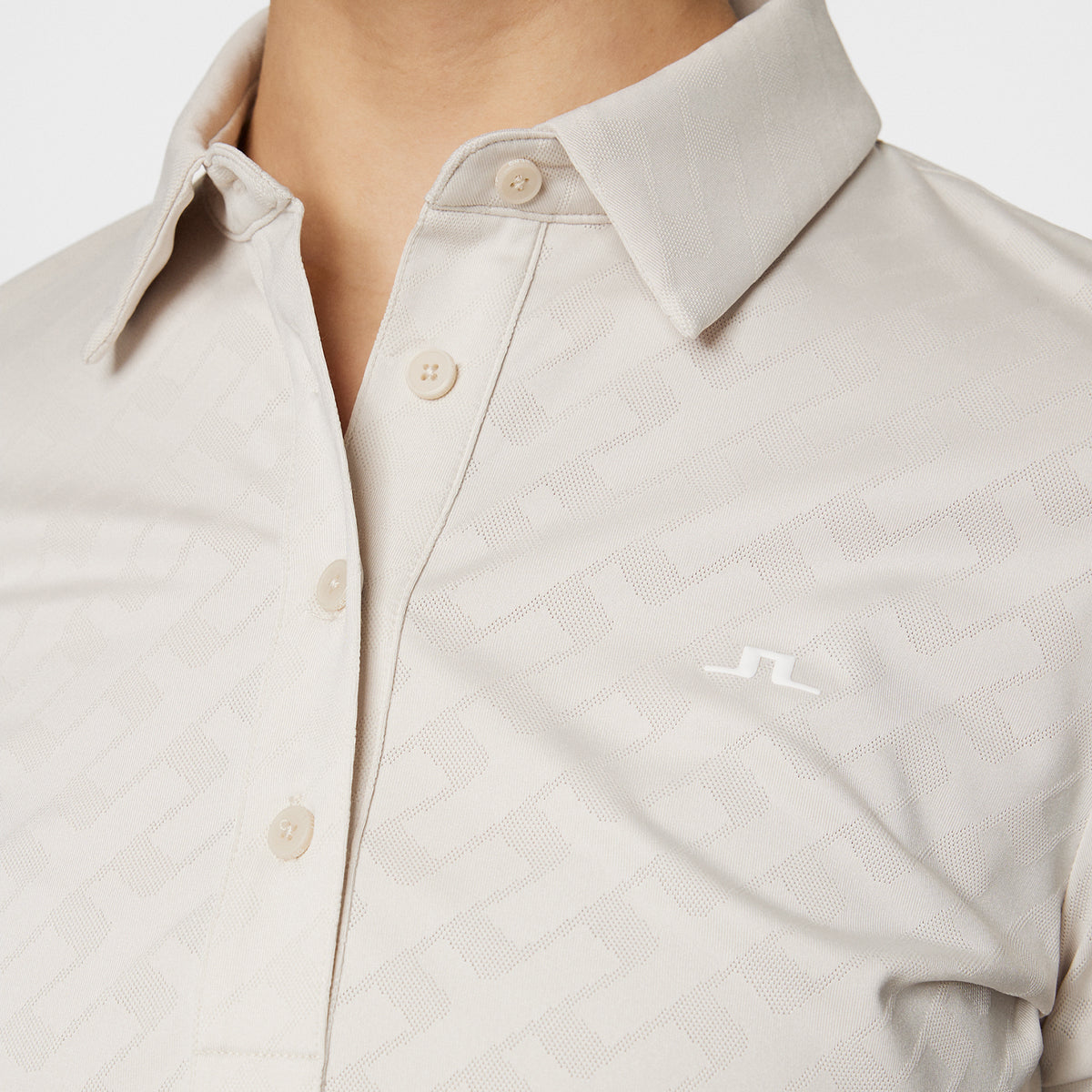 J. Lindeberg Alaya Jacquard polo - Dame