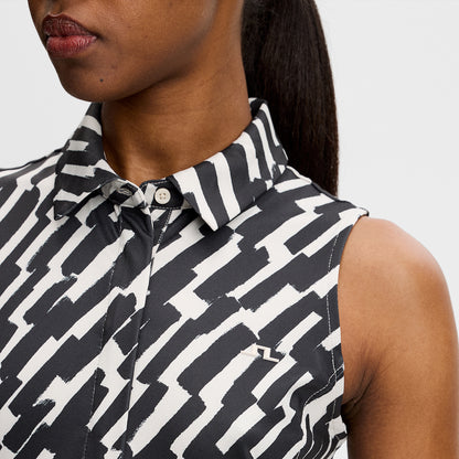 J.Lindeberg Dena Print SL polo - Dame