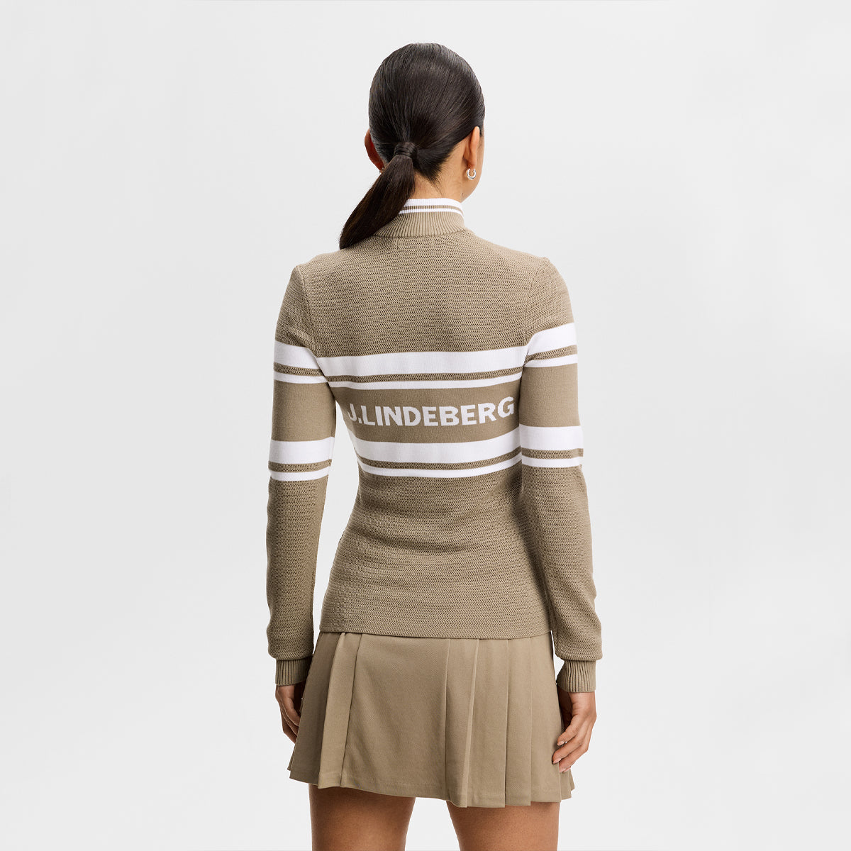 J.Lindeberg Ariadne Knit Quarter Zip - Dame