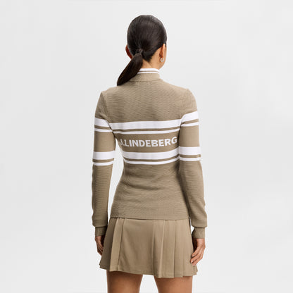 J.Lindeberg Ariadne Knit Quarter Zip - Dame