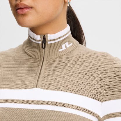 J.Lindeberg Ariadne Knit Quarter Zip - Dame