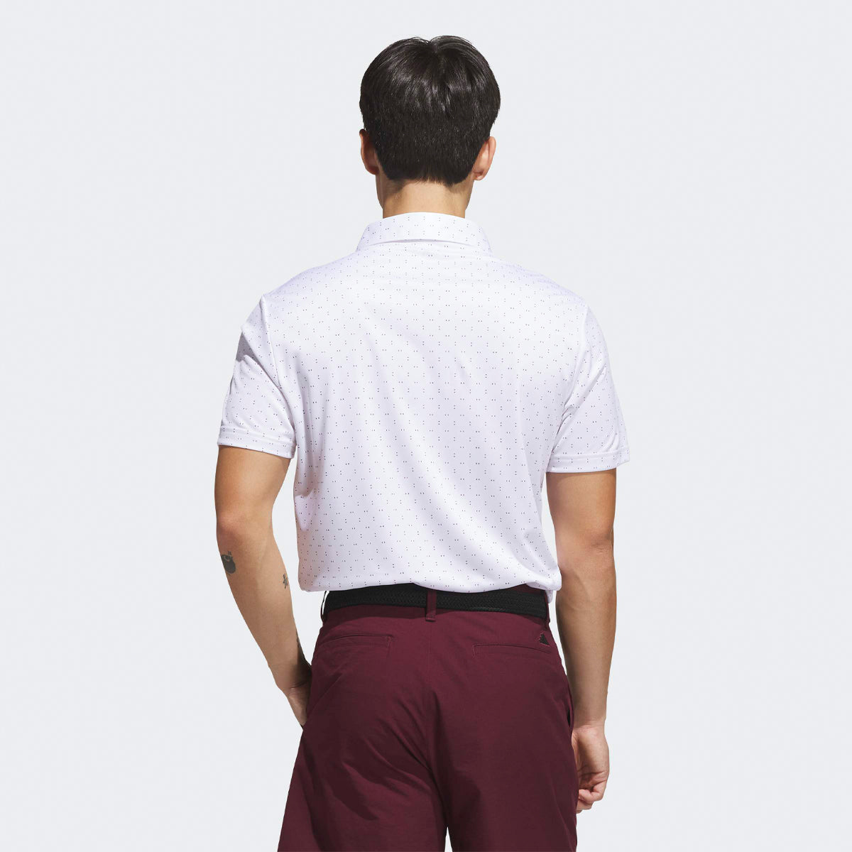 Adidas Performance Two-Color Stripe polo - Hvid/beige