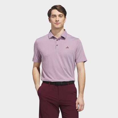 Adidas Performance Textured polo - Burgundy