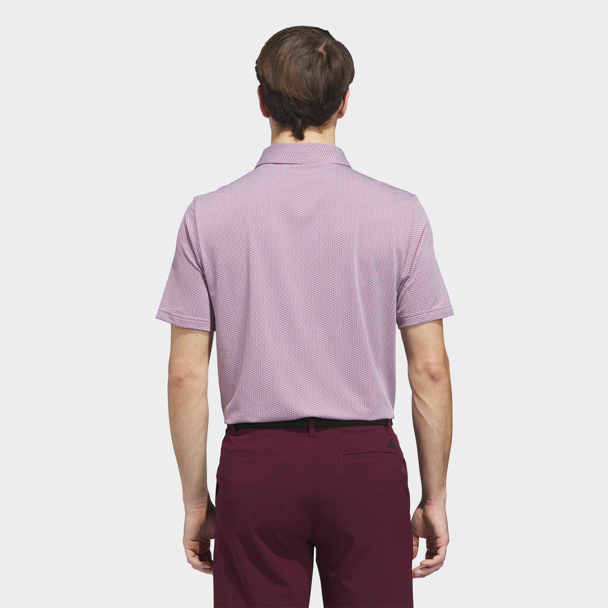 Adidas Performance Textured polo - Burgundy