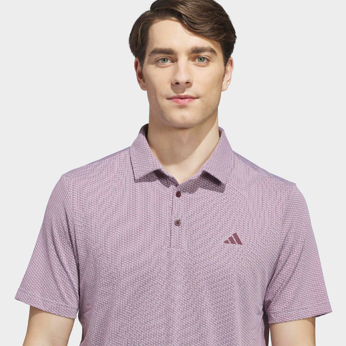 Adidas Performance Textured polo - Burgundy