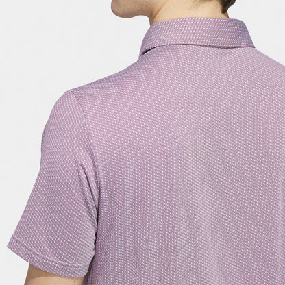 Adidas Performance Textured polo - Burgundy
