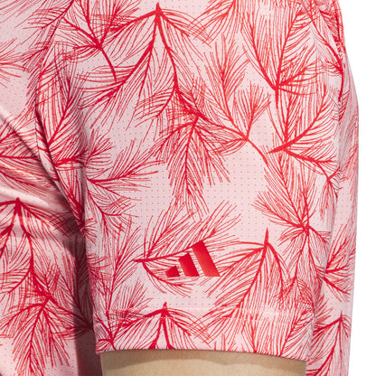 Adidas Ult.365 Pine Print polo - Rød/Lyserød