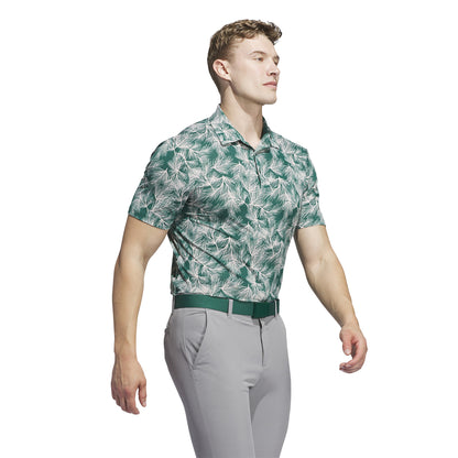 Adidas Ult.365 Pine Print polo - Grøn/Lyserød