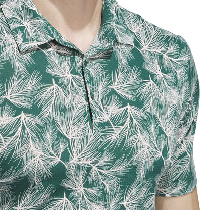 Adidas Ult.365 Pine Print polo - Grøn/Lyserød