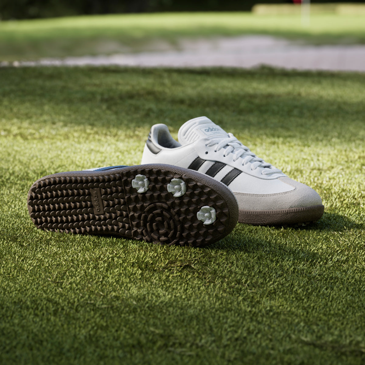 Adidas Golf Originals Samba - Hvid/sort/grå