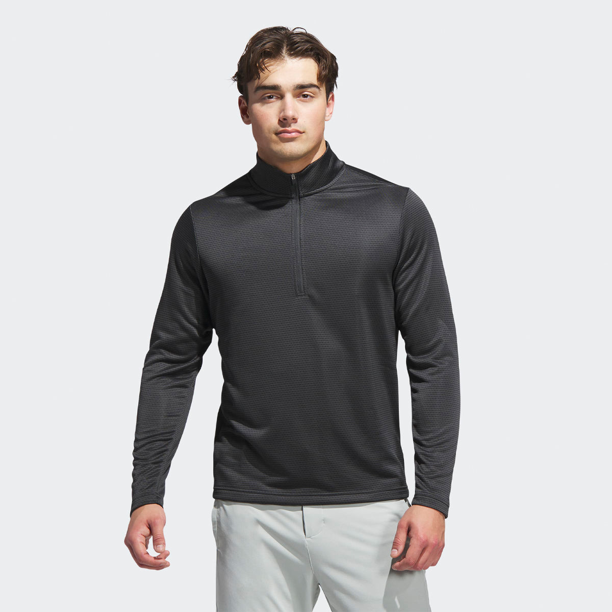 Adidas Performance Printed midlayer - Grå - Golf Experten A/S
