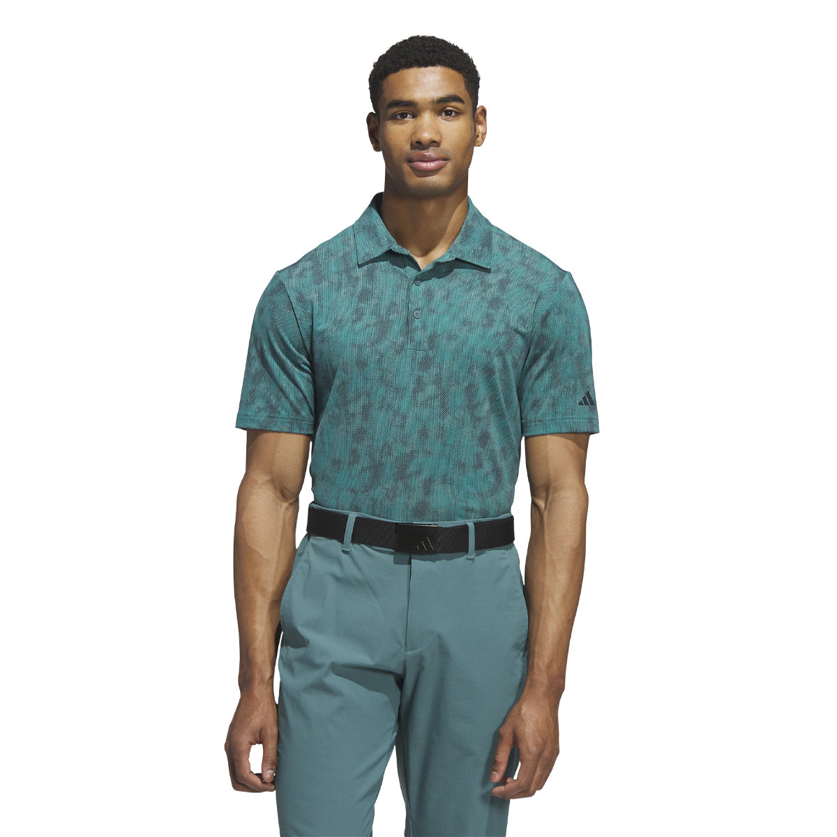 Adidas Textured Print polo - Grøn