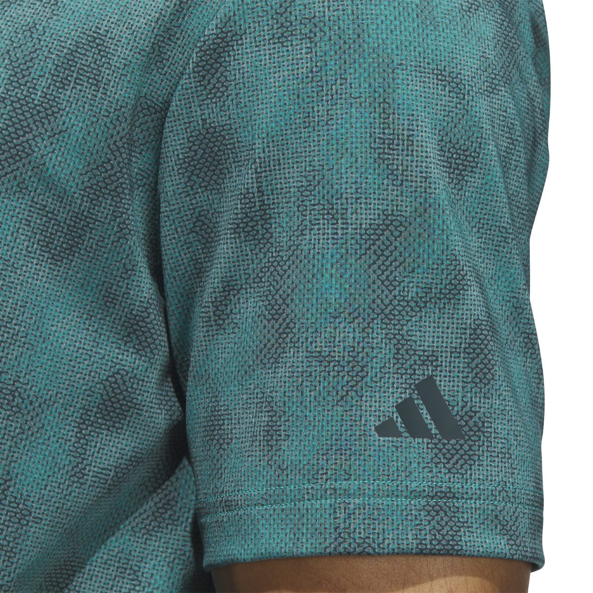 Adidas Textured Print polo - Grøn