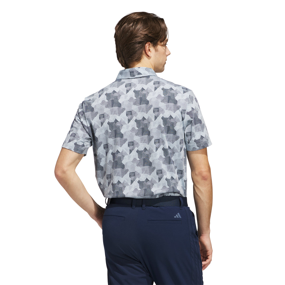 Adidas Go-To print polo - Blå/Navy