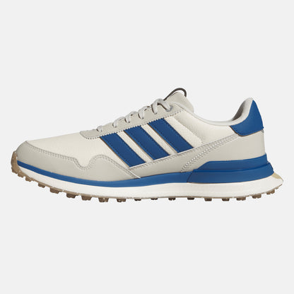 Adidas S2G Leather SL - Hvid/grå/blå - Golf Experten A/S