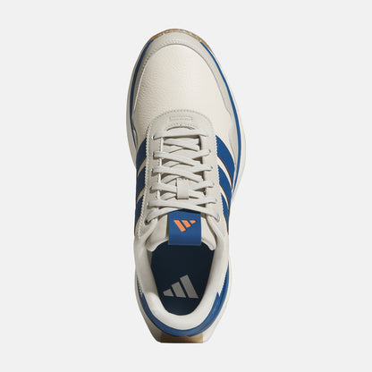 Adidas S2G Leather SL - Hvid/grå/blå - Golf Experten A/S