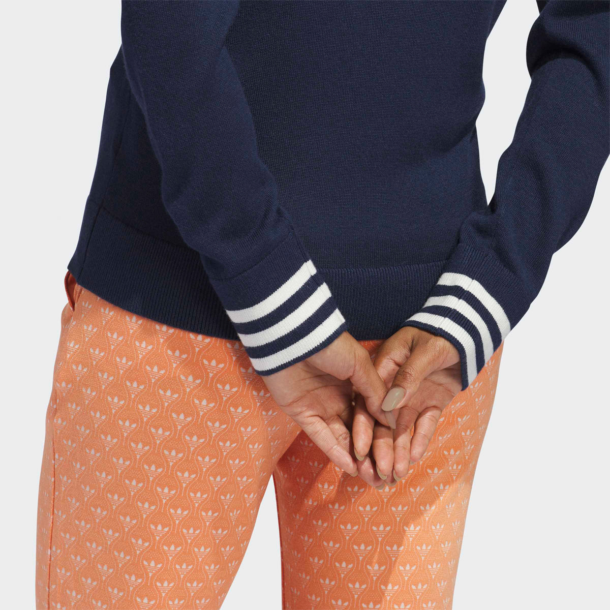 Adidas Golf Originals Cashmere sweater - Navy - Dame
