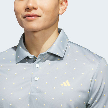 Adidas Performance Printed polo - Grøn - Golf Experten A/S