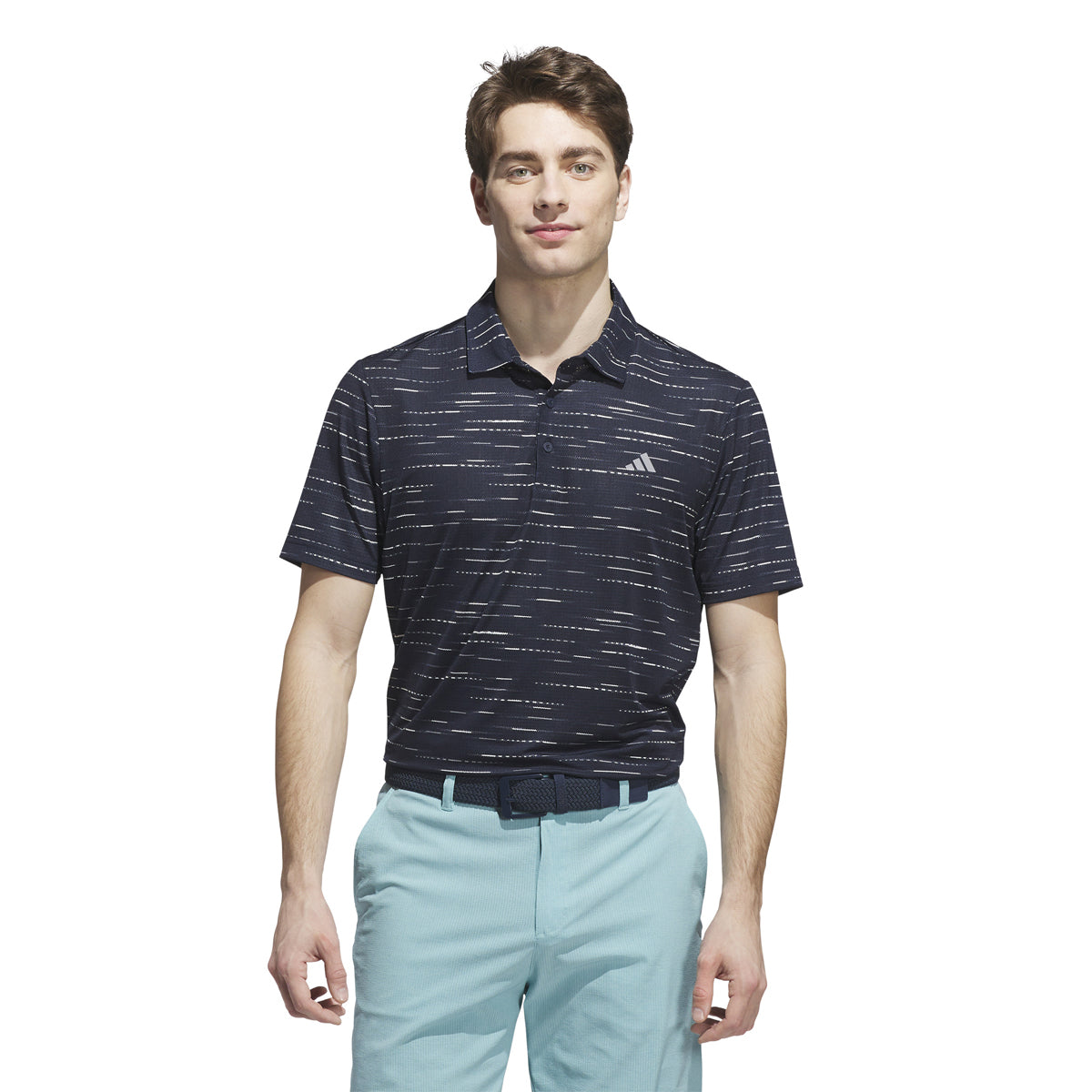 Adidas Ultimate 365 Mesh Print polo - Navy