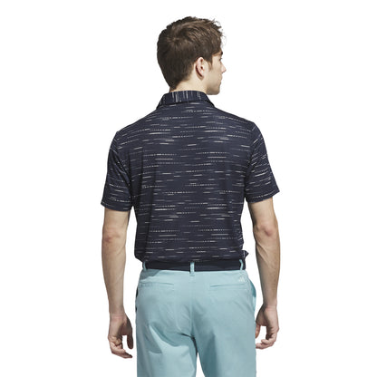 Adidas Ultimate 365 Mesh Print polo - Navy
