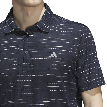 Adidas Ultimate 365 Mesh Print polo - Navy