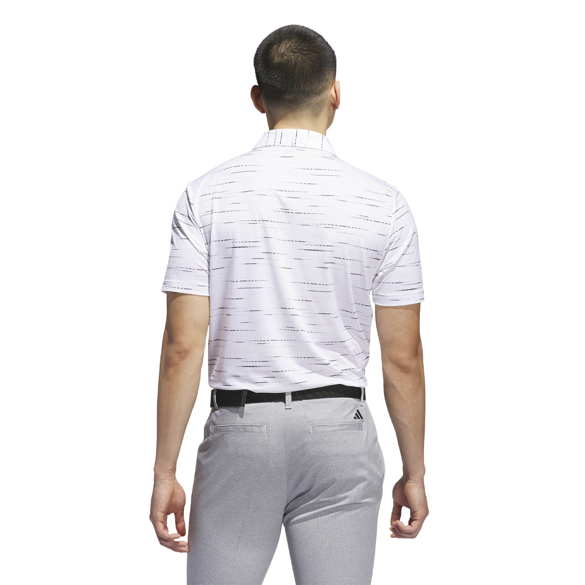 Adidas Ultimate 365 Mesh Print polo - Hvid/pink