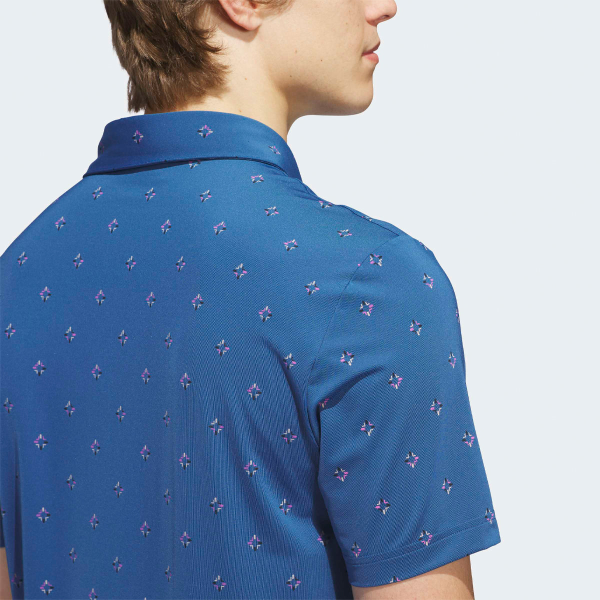 Adidas Ultimate 365 Essence Print polo - Petrol - Golf Experten A/S