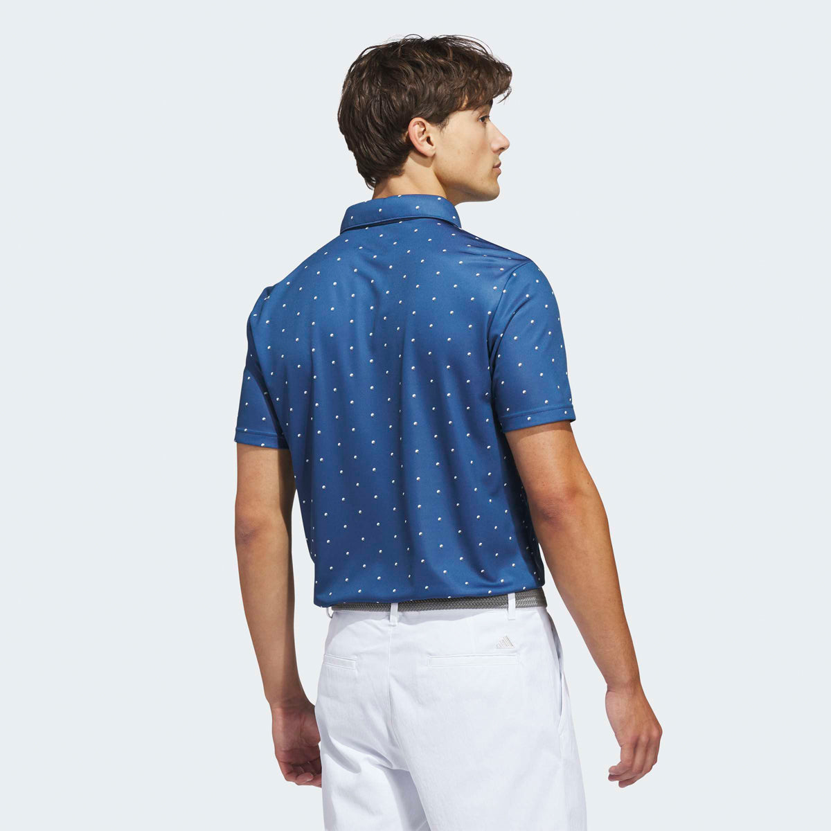 Adidas Performance Printed polo - Petrol - Golf Experten A/S
