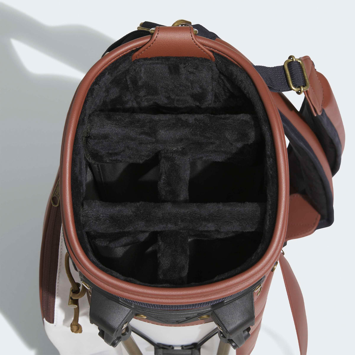 Adidas Golf Originals bærebag - Brun/hvid - Golf Experten A/S