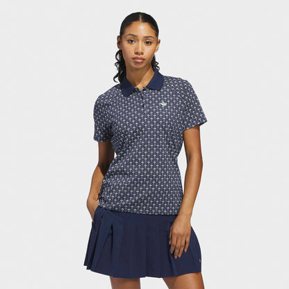 Adidas Golf Originals Novelty AOP polo - Navy/hvid - Dame - Golf Experten A/S