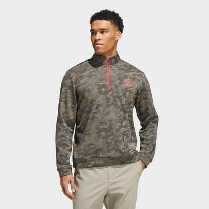 Adidas Ultimate365 DWR 1/4 zip - Grøn