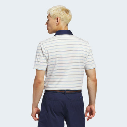 Adidas Golf Originals MC Stripe polo - Hvid/navy - Golf Experten A/S