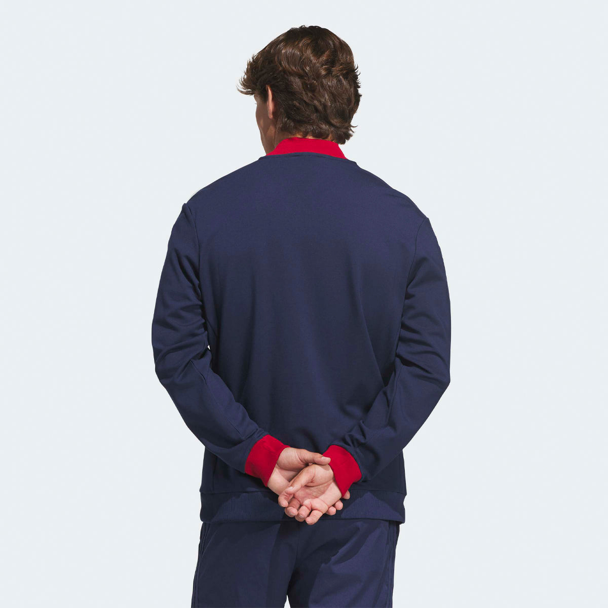 Adidas Golf Originals 3-Stripes 1/4 zip midlayer - Navy