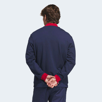 Adidas Golf Originals 3-Stripes 1/4 zip midlayer - Navy