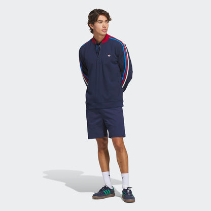 Adidas Golf Originals 3-Stripes 1/4 zip midlayer - Navy