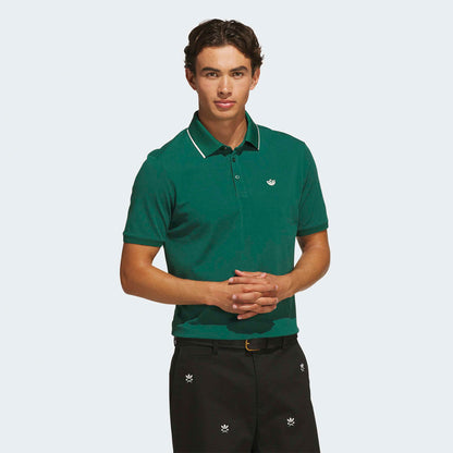 Adidas Golf Originals Twistknit Trefoil polo - Grøn