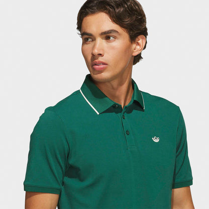 Adidas Golf Originals Twistknit Trefoil polo - Grøn