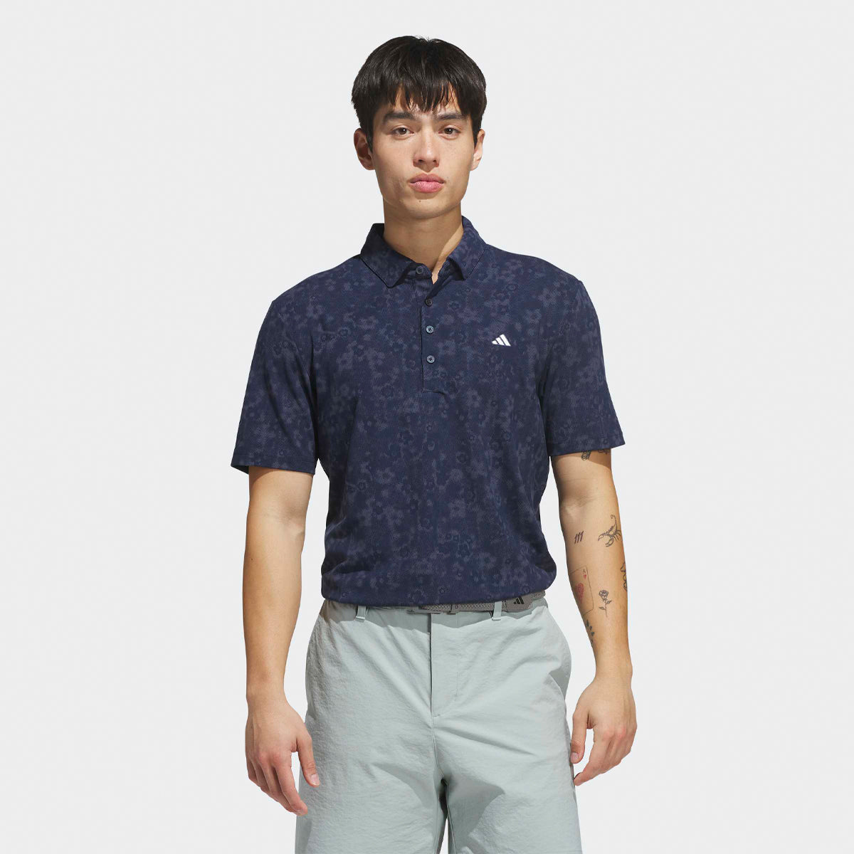 Adidas Ultimate365+ Climacool Butterspun Mighty Blossom polo - Navy