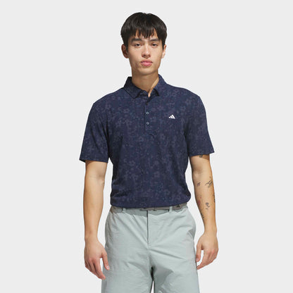 Adidas Ultimate365+ Climacool Butterspun Mighty Blossom polo - Navy
