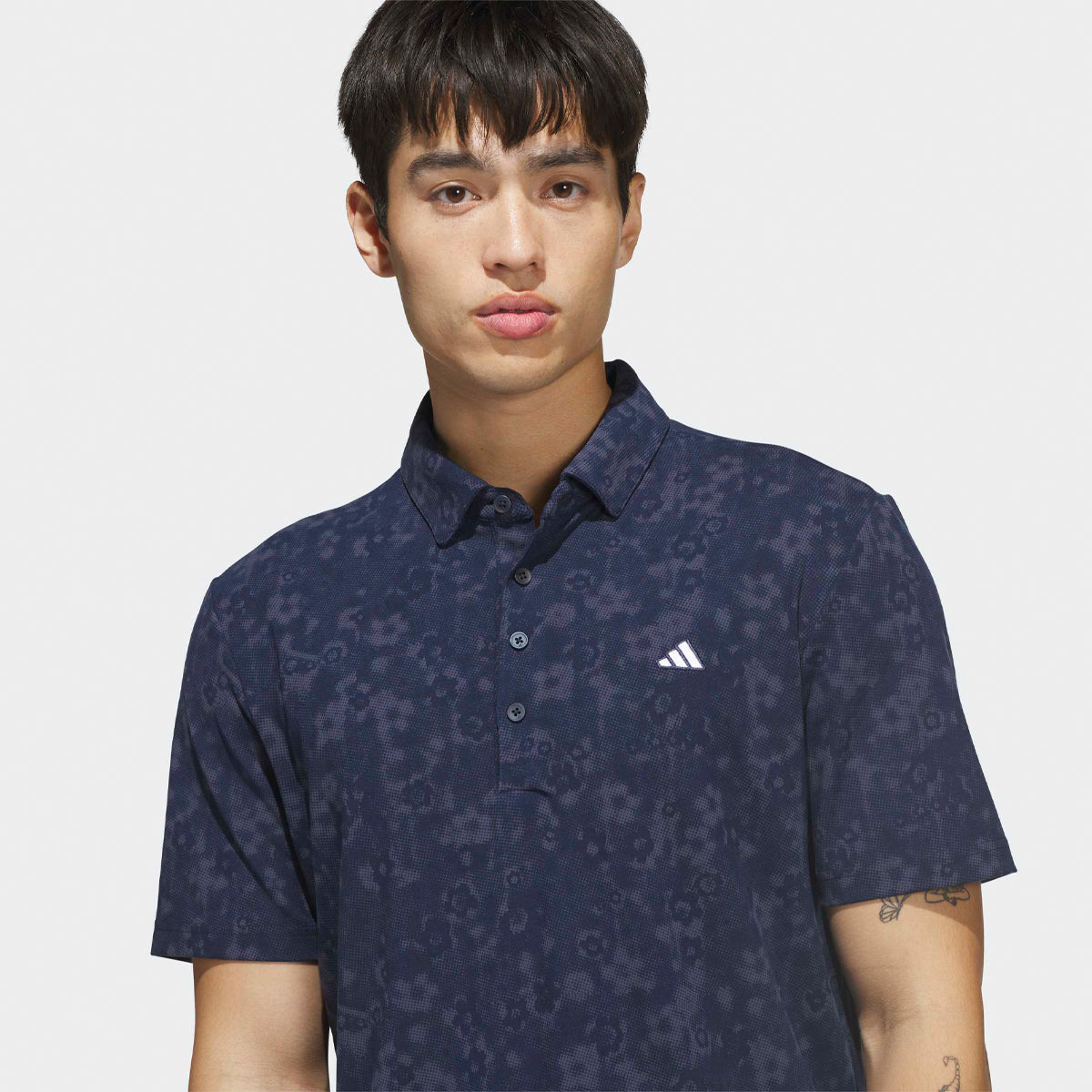Adidas Ultimate365+ Climacool Butterspun Mighty Blossom polo - Navy