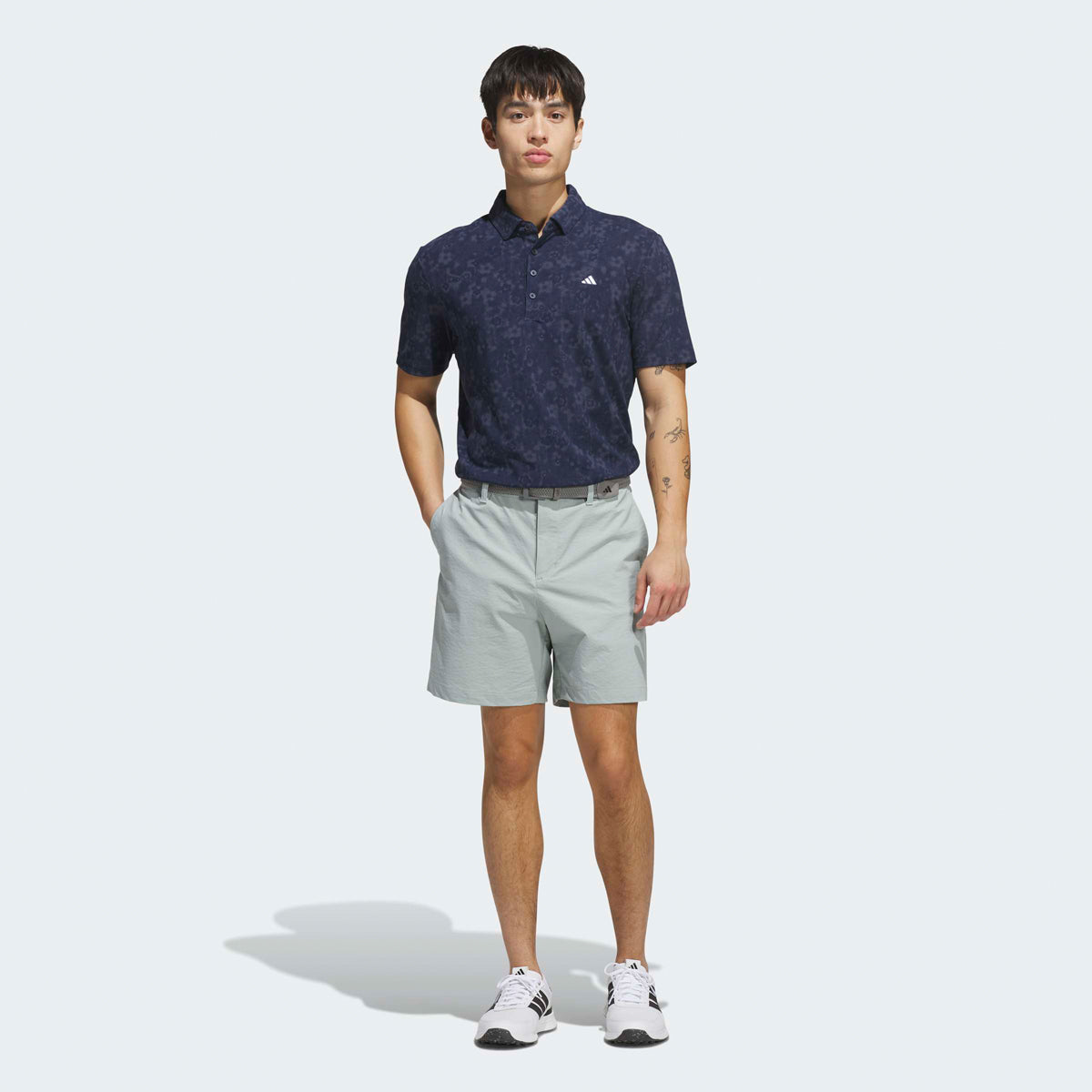 Adidas Ultimate365+ Climacool Butterspun Mighty Blossom polo - Navy