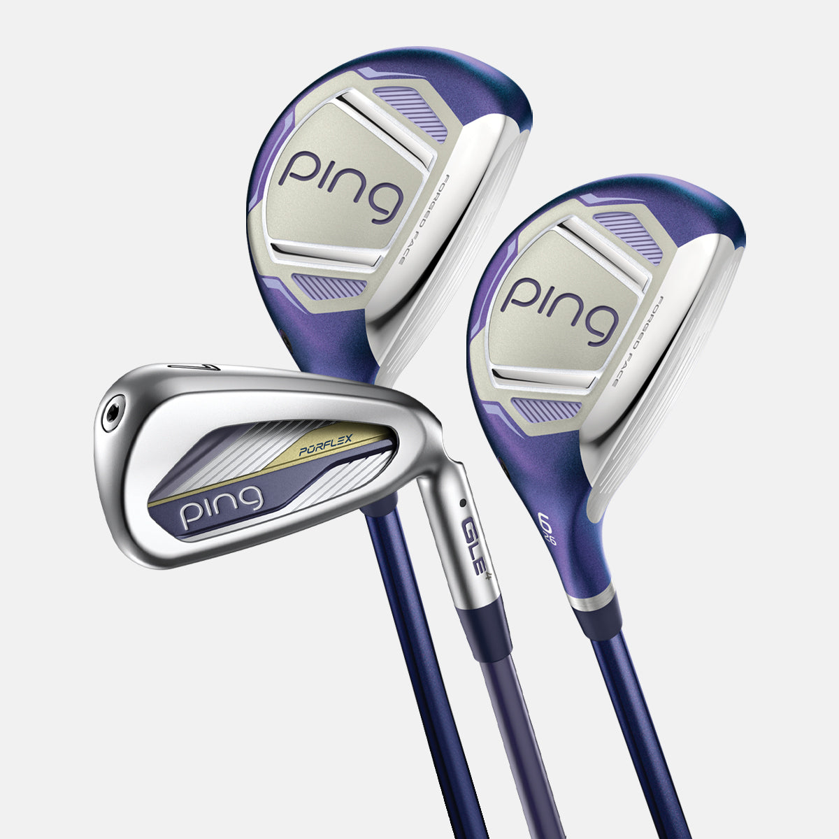 Ping G Le4 2 stk. hybrid + 5 stk. jern - Dame