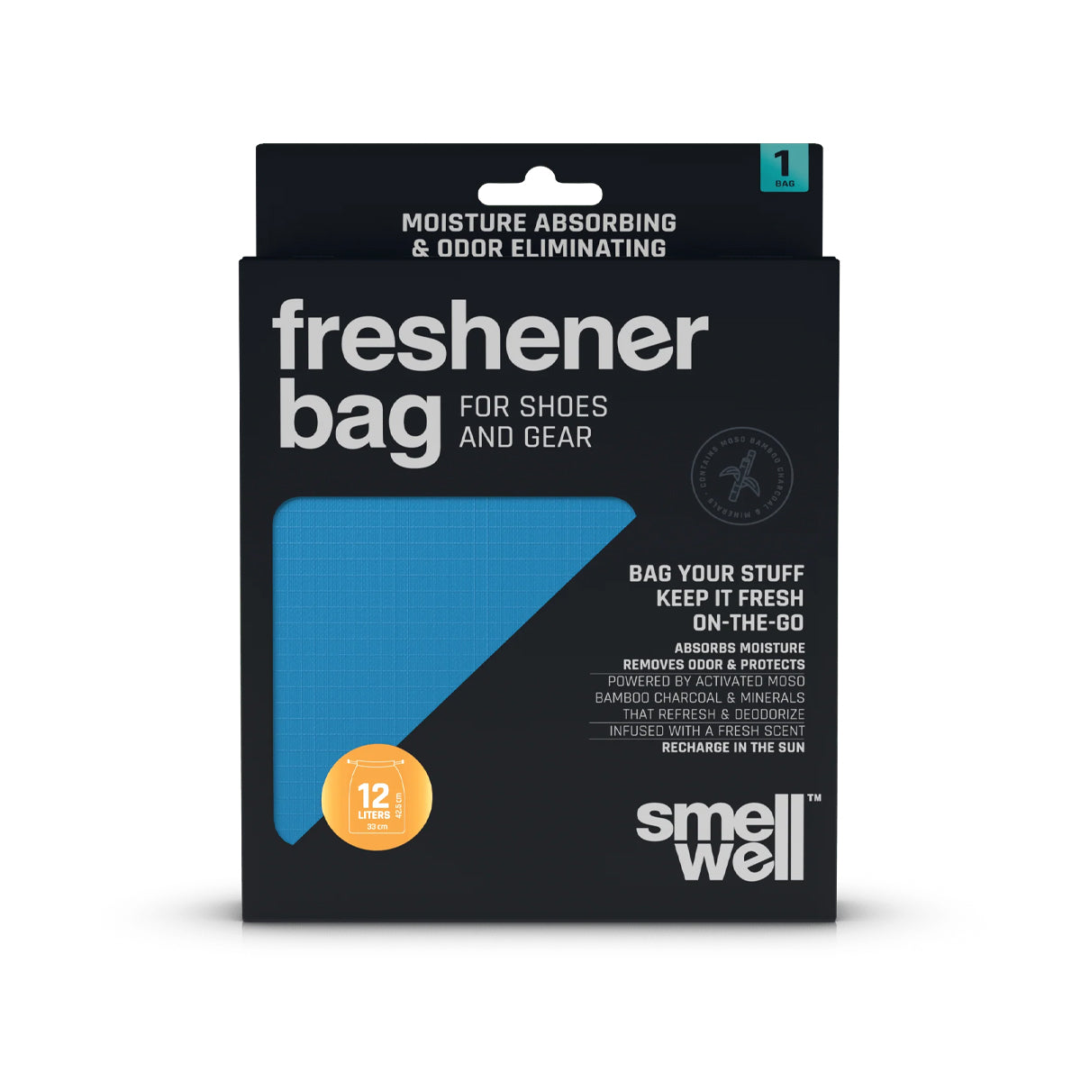 SmellWell Freshener Bag i blå til skopleje og friskhed af sko