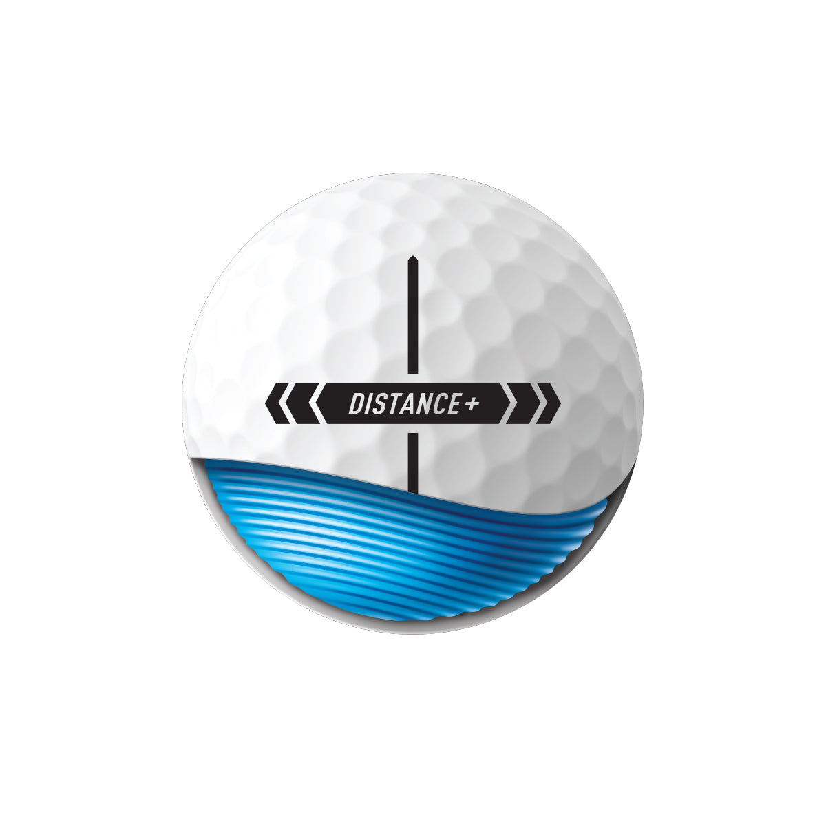 TaylorMade Distance+ - Hvid